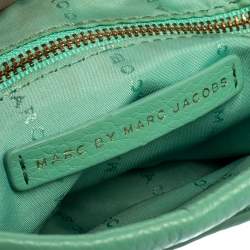 Pre Owned حقيبة كتف مارك باي مارك جاكوبس كلاسيك كيو كارلي جلد أخضر نعناعي