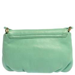 Pre Owned حقيبة كتف مارك باي مارك جاكوبس كلاسيك كيو كارلي جلد أخضر نعناعي