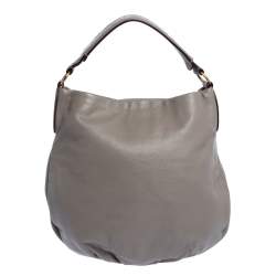 Pre Owned  Marc by Marc Jacobs Taupe Leather Classic Q Hillier Hobo