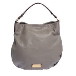 Pre Owned  Marc by Marc Jacobs Taupe Leather Classic Q Hillier Hobo