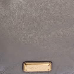Pre Owned  Marc by Marc Jacobs Taupe Leather Classic Q Hillier Hobo