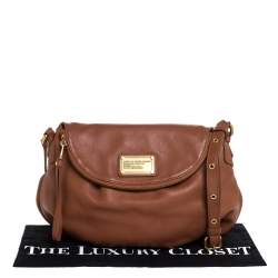 Pre Owned Marc by Marc Jacobs Tan Leather Classic Q Natasha Crossbody Bag