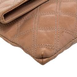 مملوكة مسبقًا حقيبة كلتش مارك باي مارك جاكوبس "ايوغيني" جلد بيج 