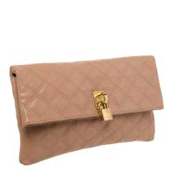 مملوكة مسبقًا حقيبة كلتش مارك باي مارك جاكوبس "ايوغيني" جلد بيج 