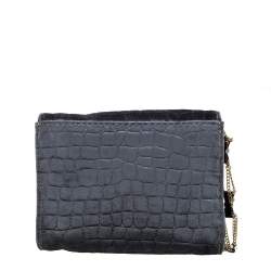 Pre Owned Marc by Marc Jacobs Grey Velvet Shoulder Bag