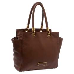 Pre Owned حقيبة يد مارك باي م ارك بينتلي جلد بنية