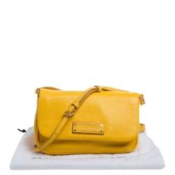 Pre Owned حقيبة كروس مارك باي مارك جاكوبس صوفيا تو هوت تو هاندل صوفيا جلد صفراء