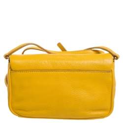 Pre Owned حقيبة كروس مارك باي مارك جاكوبس صوفيا تو هوت تو هاندل صوفيا جلد صفراء