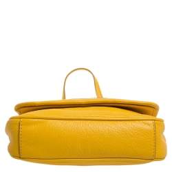 Pre Owned حقيبة كروس مارك باي مارك جاكوبس صوفيا تو هوت تو هاندل صوفيا جلد صفراء