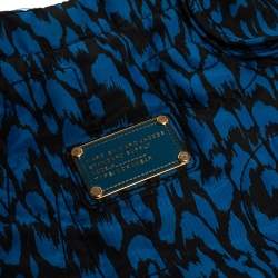Pre Owned Marc by Marc Jacobs Blue/Black Nylon Pretty Tate Tote