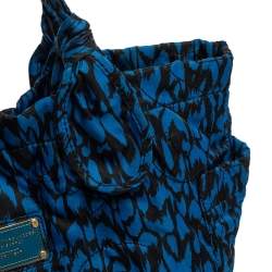 Pre Owned Marc by Marc Jacobs Blue/Black Nylon Pretty Tate Tote