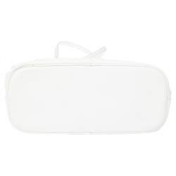 Pre Owned Marc by Marc Jacobs White Leather Shopper Tote