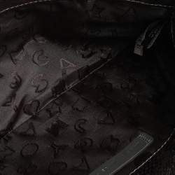 Pre Owned Marc by Marc Jacobs Metallic Snakeskin Effect Leather Fold Over Clutch