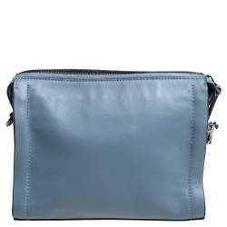 Pre Owned Marc by Marc Jacobs Blue Leather Espionage Shoulder Bag
