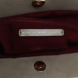 مملوكة مسبقًا حقيبة هوبو مارك باي مارك جاكوبس مارشيف هيلي جلد بيج