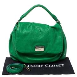 مملوكة مسبقًا حقيبة مارك باي مارك جاكوبس "كلاسيك كيو ليل يوكيتا" يد علوية جلد أخضر