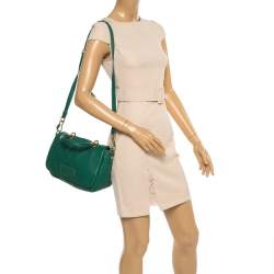 Pre Owned Marc by Marc Jacobs Green Leather Too Hot To Handle Shoulder Bag