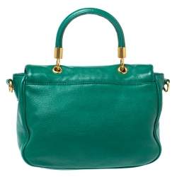 Pre Owned Marc by Marc Jacobs Green Leather Too Hot To Handle Shoulder Bag