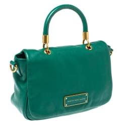 Pre Owned Marc by Marc Jacobs Green Leather Too Hot To Handle Shoulder Bag