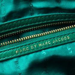 Pre Owned Marc by Marc Jacobs Green Leather Too Hot To Handle Shoulder Bag