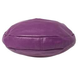 Pre Owned Marc by Marc Jacobs Purple Leather Classic Q Hillier Hobo