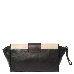 Pre Owned حقيبة كلتش مارك باي مارك جاكوبس "فليبينغ اوت" جلد ثلاثي اللون