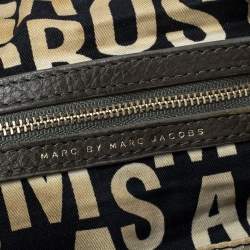 مملوكة مسبقًا Marc by Marc Jacobs Dark Moss Green Leather Classic Q Baby Aidan Satchel