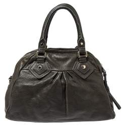 مملوكة مسبقًا Marc by Marc Jacobs Dark Moss Green Leather Classic Q Baby Aidan Satchel