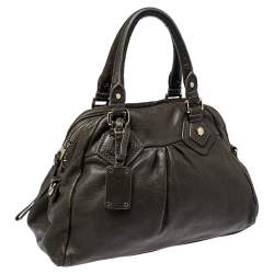 مملوكة مسبقًا Marc by Marc Jacobs Dark Moss Green Leather Classic Q Baby Aidan Satchel