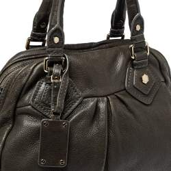 مملوكة مسبقًا Marc by Marc Jacobs Dark Moss Green Leather Classic Q Baby Aidan Satchel