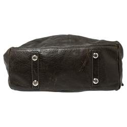 مملوكة مسبقًا Marc by Marc Jacobs Dark Moss Green Leather Classic Q Baby Aidan Satchel