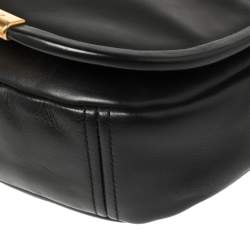 Pre Owned حقيبة كروس مارك باي مارك جاكوبس جلد أسود