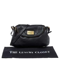 Pre Owned Marc by Marc Jacobs Black Leather Classic Q Natasha Crossbody Bag