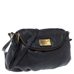 Pre Owned Marc by Marc Jacobs Black Leather Classic Q Natasha Crossbody Bag
