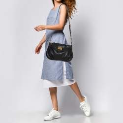 Pre Owned Marc by Marc Jacobs Black Leather Classic Q Natasha Crossbody Bag