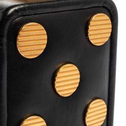 Pre Owned Marc by Marc Jacobs Black Leather Studded Phone Box Bag