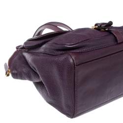 Pre Owned Marc by Marc Jacobs Purple Leather Chain Reaction Robyn Crossbody Bag