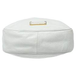 Pre Owned Marc by Marc Jacobs White Soft Grained Leather Too Hot to Handle Hobo