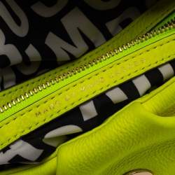 مملوكة مسبقًا Marc by Marc Jacobs Neon Yellow Leather Classic Q Natasha Crossbody Bag