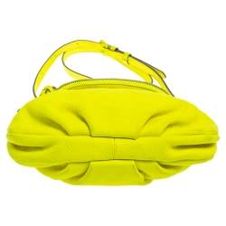 مملوكة مسبقًا Marc by Marc Jacobs Neon Yellow Leather Classic Q Natasha Crossbody Bag