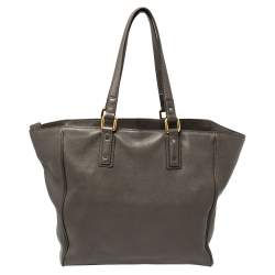 Pre Owned Marc by Marc Jacobs Grey Leather Bianca Hayley Tote
