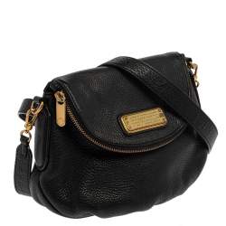 مملوكة مسبقًا Marc by Marc Jacobs Black Leather Classic Q Natasha Crossbody Bag