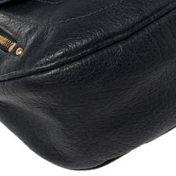 Pre Owned Marc by Marc Jacobs Blue Leather Petal to the Metal Natasha Bird Shoulder Bag