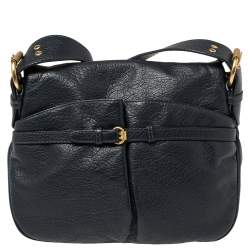 Pre Owned Marc by Marc Jacobs Blue Leather Petal to the Metal Natasha Bird Shoulder Bag