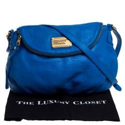 مملوكة مسبقًا حقيبة كروس مارك باي مارك جاكوبس كلاسيك كيو ناتاشا جلد أزرق