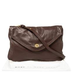 Pre Owned حقيبة كتف مارك باي مارك جاكوبس جلد بني قلاب