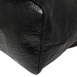 Pre Owned حقيبة يد مارك باي مارك جاكوبس جلد مجعد أسود