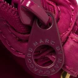 Pre Owned Marc By Marc Jacobs Fuchsia Nylon Pretty 13'' Laptop Bag