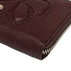 Marc by Marc Jacobs Brown Leather Zip Around Wallet