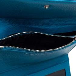 Marc by Marc Jacobs Blue Leather Flap Continental Wallet